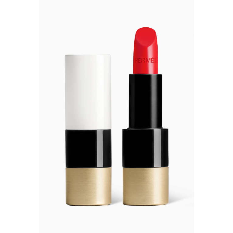 Hermes - 64 Rouge Casaque Rouge Hermes Satin Lipstick, 3g