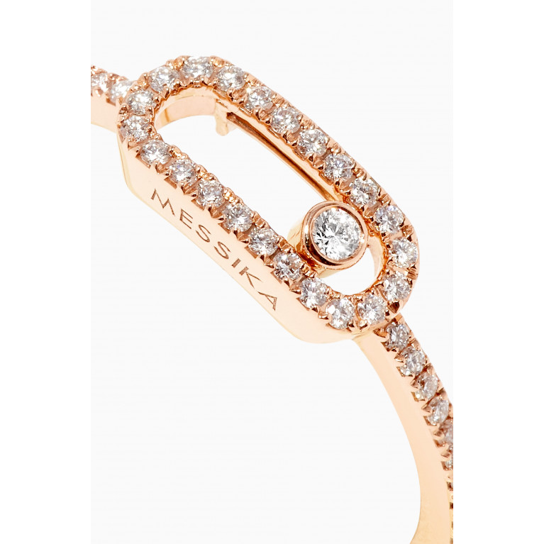 Messika - Move Uno Pavé Diamond Ring in 18kt Rose Gold