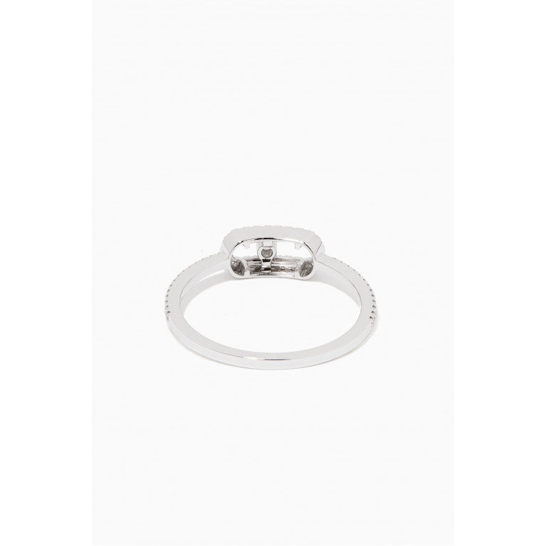 Messika - Move Uno Pavé Diamond Ring in 18kt White Gold