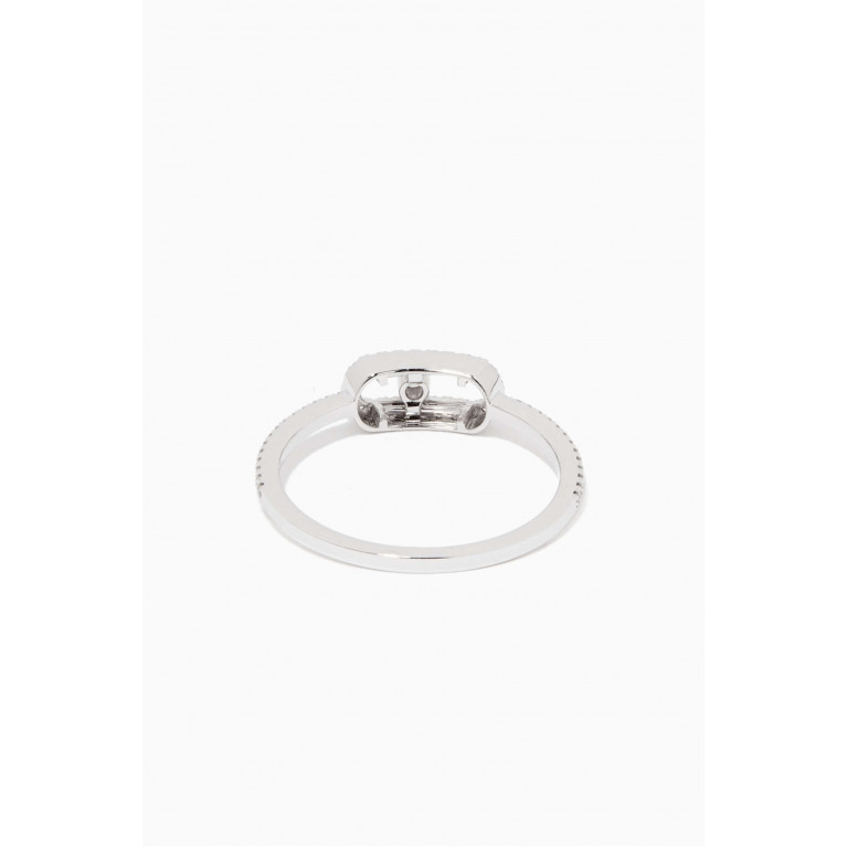Messika - Move Uno Pavé Diamond Ring in 18kt White Gold White