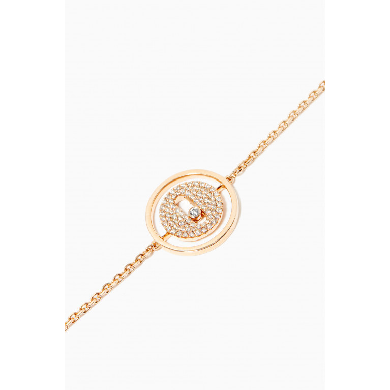 Messika - Lucky Move PM Pavé Diamond Bracelet in 18kt Rose Gold