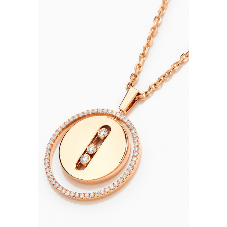 Messika - Lucky Move MM Diamond Necklace in 18kt Rose Gold