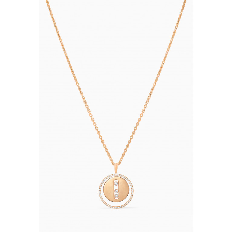 Messika - Lucky Move MM Diamond Necklace in 18kt Rose Gold