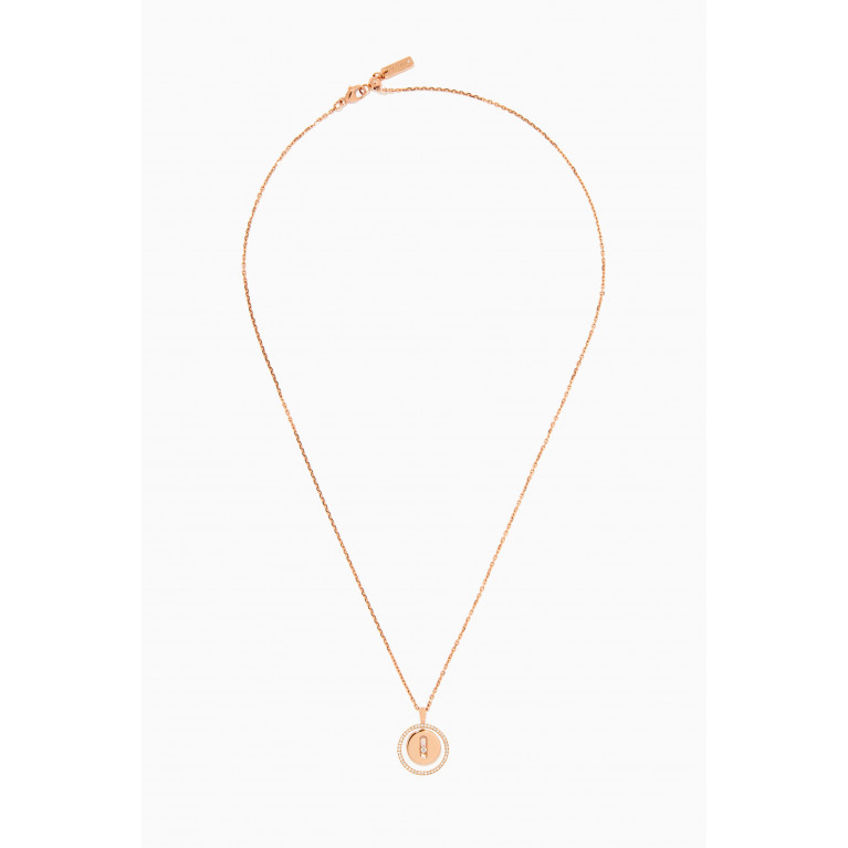 Messika - Lucky Move PM Diamond Necklace in 18kt Rose Gold