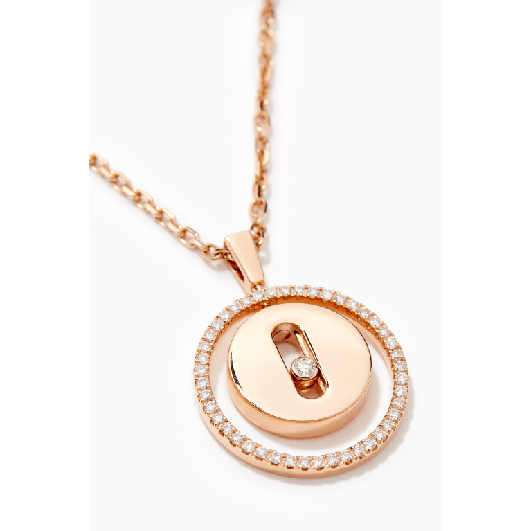 Messika - Lucky Move PM Diamond Necklace in 18kt Rose Gold