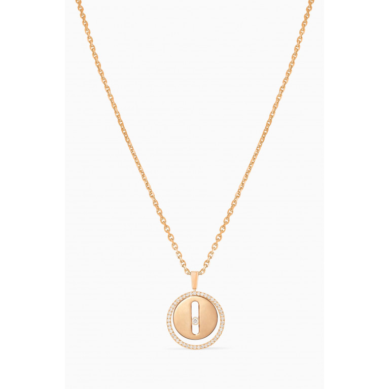 Messika - Lucky Move PM Diamond Necklace in 18kt Rose Gold Rose Gold