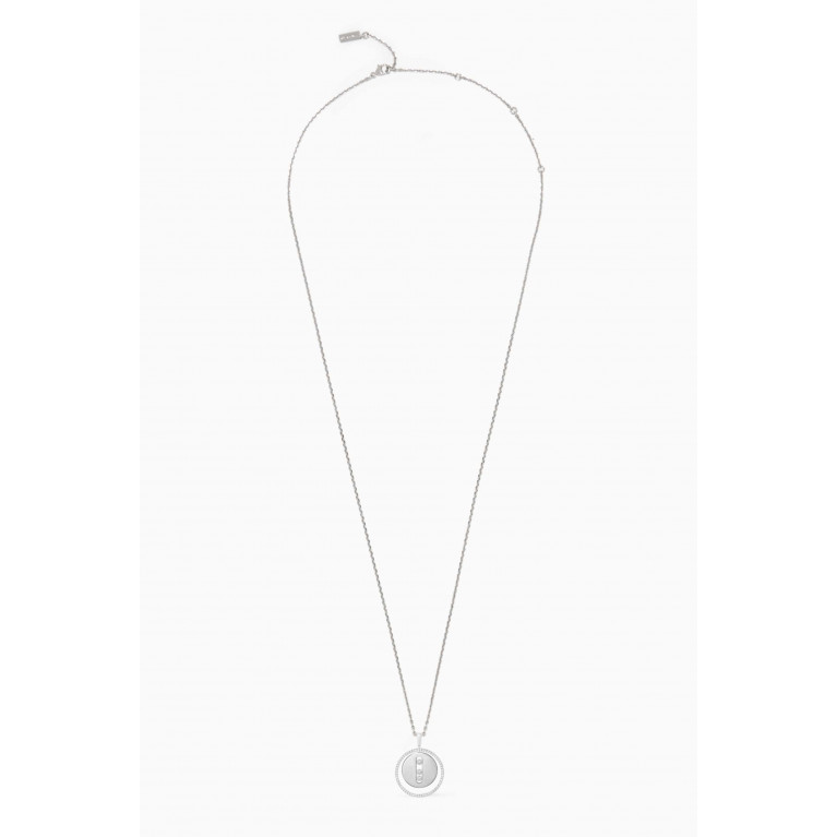 Messika - Lucky Move MM Diamond Necklace in 18kt White Gold White