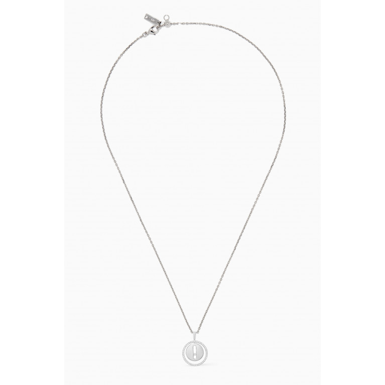 Messika - Lucky Move PM Diamond Necklace in 18kt White Gold