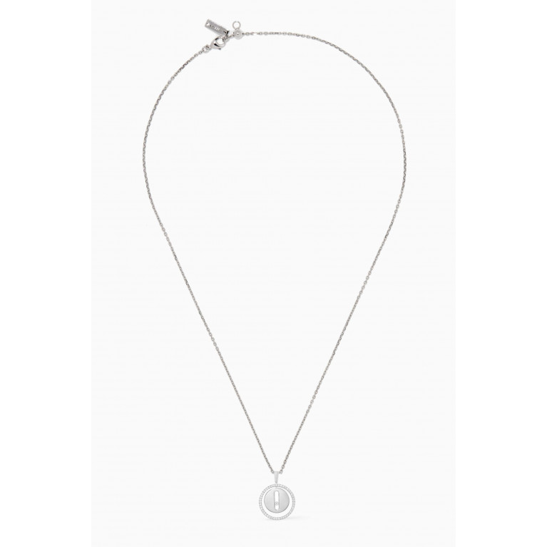 Messika - Lucky Move PM Diamond Necklace in 18kt White Gold White