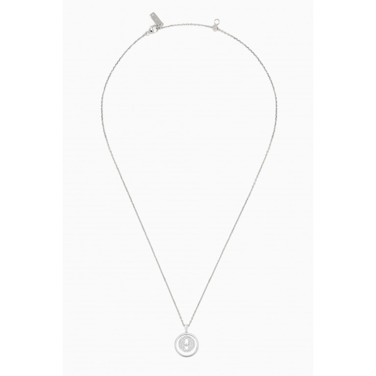 Messika - Lucky Move PM Pavé Diamond Necklace in 18kt White Gold