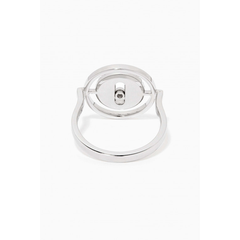 Messika - Lucky Move PM Pavé Diamond Ring in 18kt White Gold White