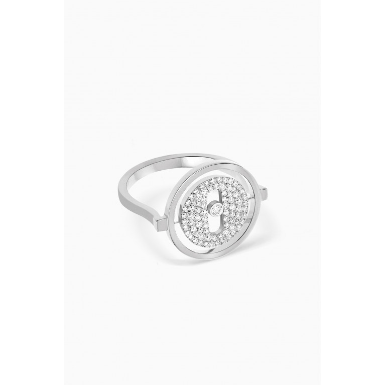 Messika - Lucky Move PM Pavé Diamond Ring in 18kt White Gold