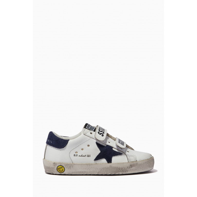 Golden Goose Deluxe Brand - Old School Sneakers with Suede Star in Leather