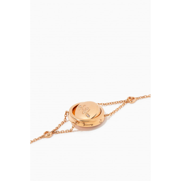 Intisars - Me Oh Me "Astounding" Sparkly Diamond Bracelet in 18kt Rose Gold