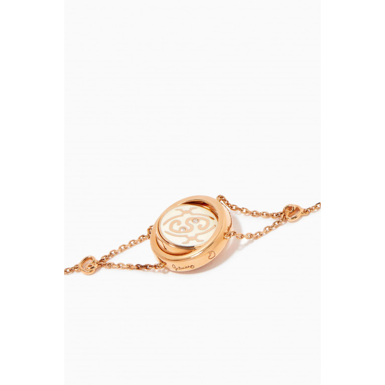 Intisars - Me Oh Me "Courageous" Sparkly Diamond Bracelet in 18kt Rose Gold