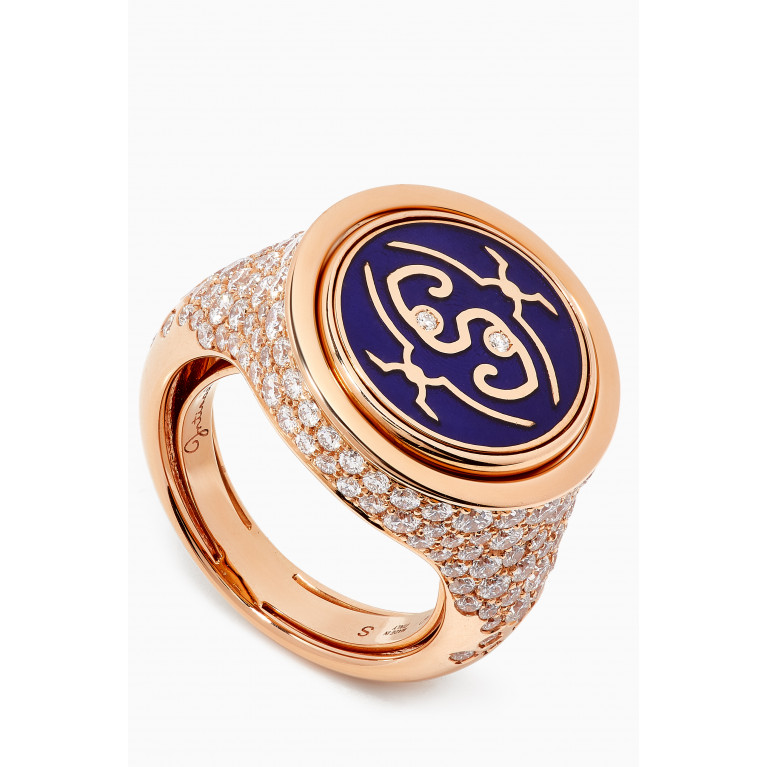 Intisars - Me Oh Me "Exceptional" VIP Diamond Ring in 18kt Rose Gold