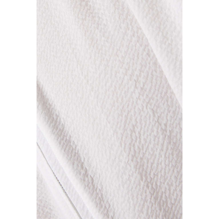 Giorgio Armani - Zip-up Shirt in Cotton White