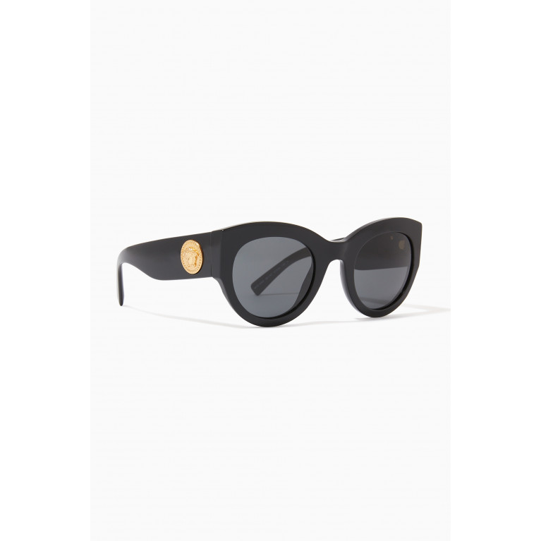 Versace - Medusa Tribute Sunglasses Black