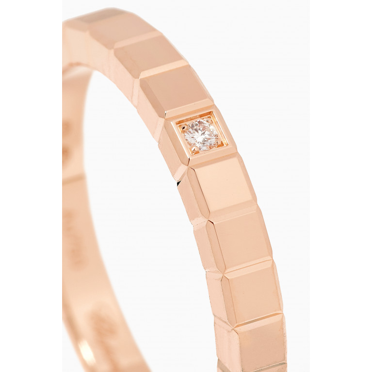 Chopard - Ice Cube Pure Diamond Ring in 18kt Rose Gold