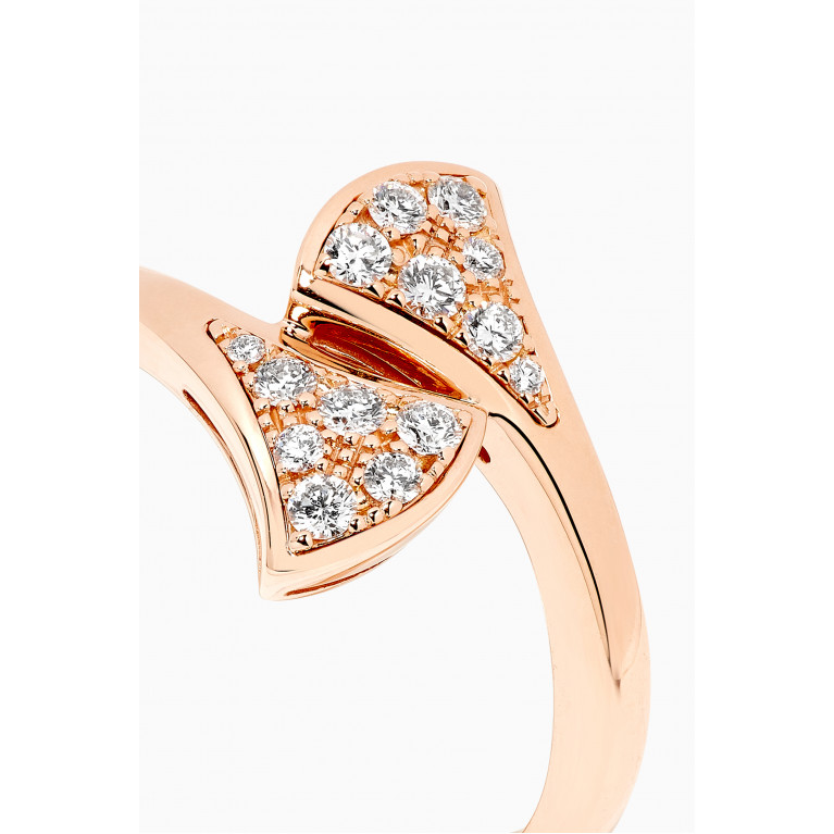 Bvlgari - Divas' Dream Diamond Pavé Ring in 18kt Rose Gold