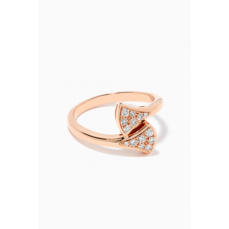 Bvlgari - Divas' Dream Diamond Pavé Ring in 18kt Rose Gold