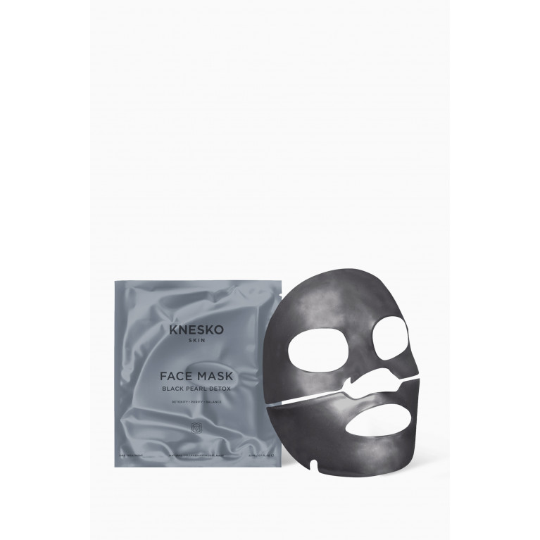 Knesko - Black Pearl Detox Face Mask, Pack of 4