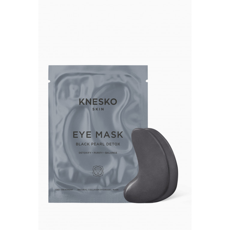 Knesko - Black Pearl Detox Eye Mask, Pack of 6