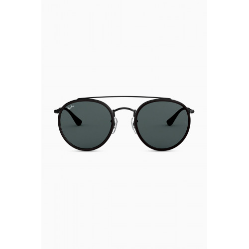 Ray-Ban - Round Double Bridge Sunglasses