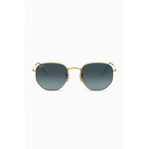 Ray-Ban - Hexagonal Flat Gradient Sunglasses