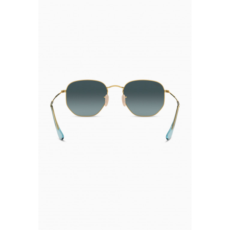 Ray-Ban - Hexagonal Flat Gradient Sunglasses
