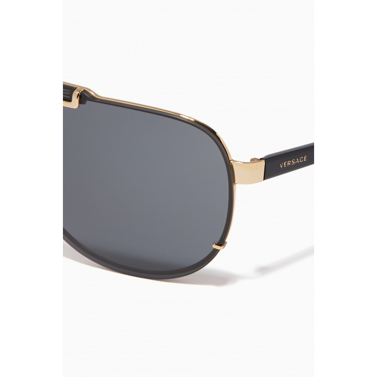 Versace - Cornici Pilot Sunglasses