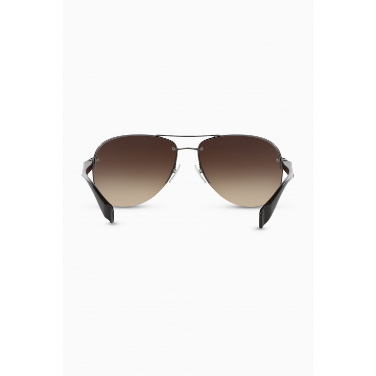 Prada - Aviator Sunglasses in Metal