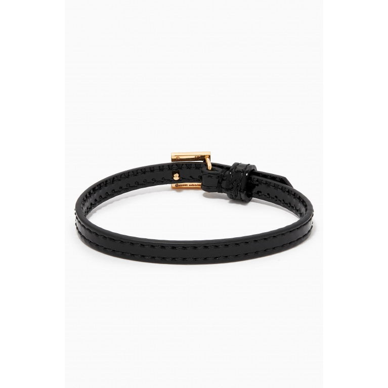 Gucci - Square G Bracelet in Leather