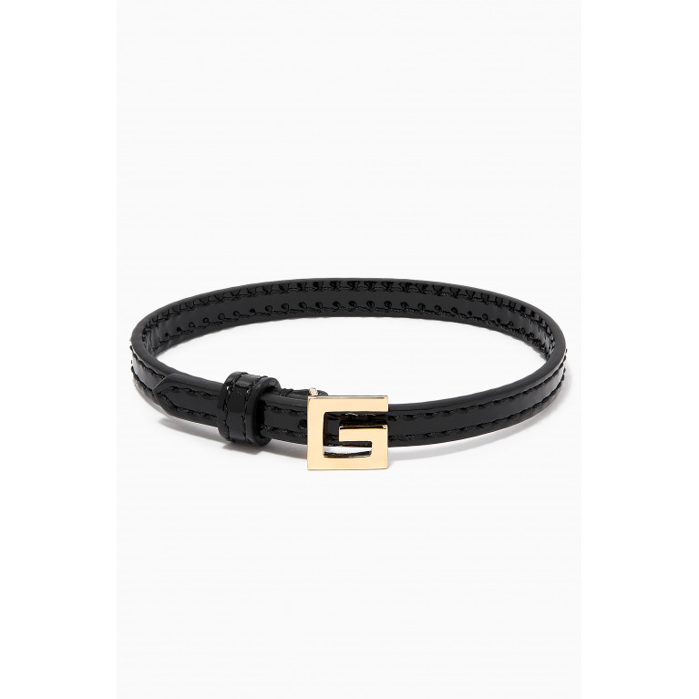 Gucci - Square G Bracelet in Leather