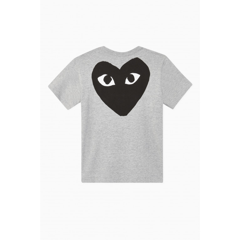 Comme des Garçons  - Logo Print Cotton T-Shirt