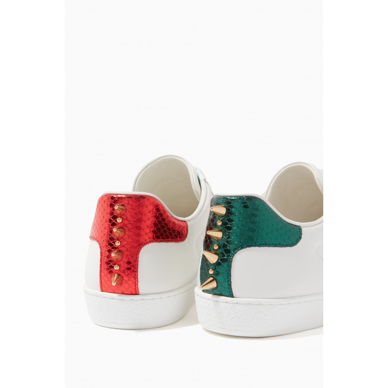 Ace Studded Sneakers in Leather