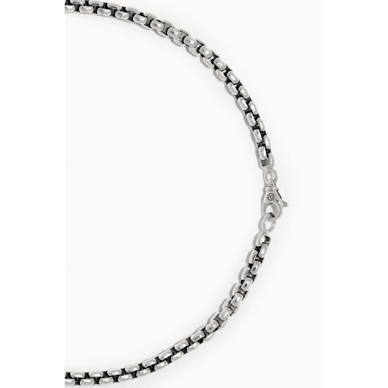 David Yurman - Large Box Chain Necklace in Sterling Silver, 4.8mm