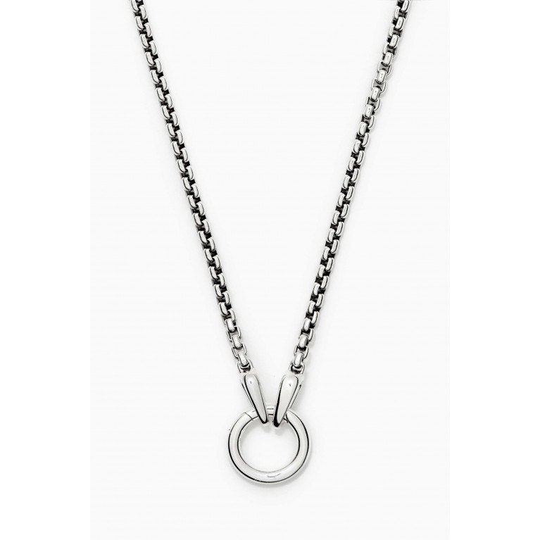 David Yurman - Charm Necklace in Sterling Silver