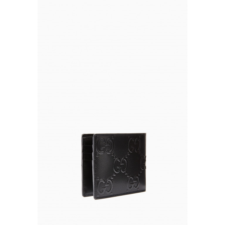 Gucci - GG Bi-Fold Wallet in Embossed Leather