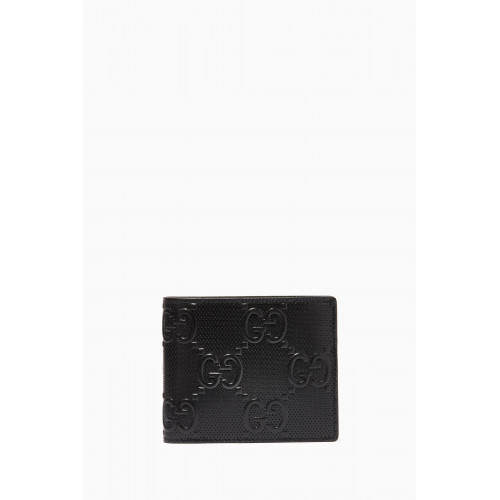 Gucci - GG Bi-Fold Wallet in Embossed Leather