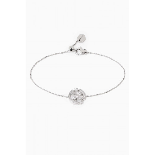 Marli - Avenues Diamond Chain Bracelet in 18kt White Gold Gold