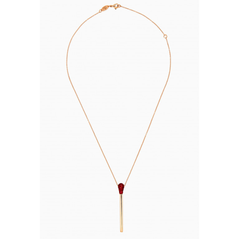 Jacob & Co. - Match Ruby Necklace in 18kt Rose Gold