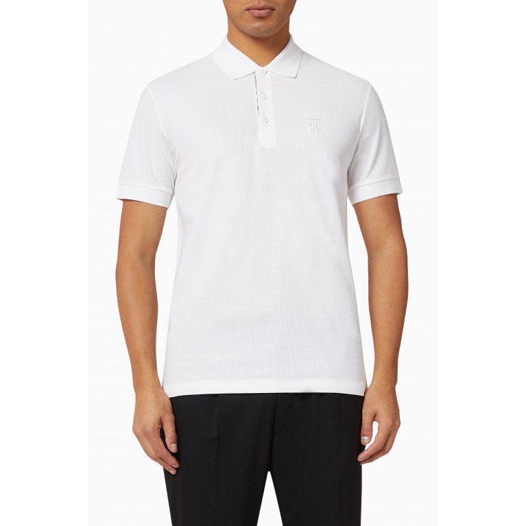 Burberry - Monogram Motif Cotton Piqué Polo Shirt