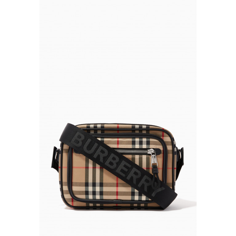 Burberry - Crossbody Bag in Vintage Check & Leather