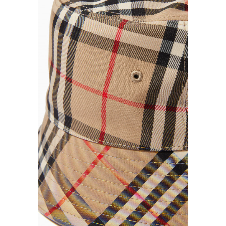 Burberry - Bucket Hat in Vintage Check Cotton Blend