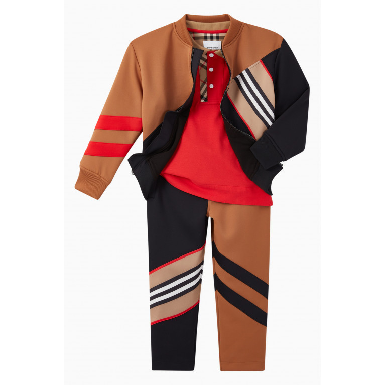 Burberry - Icon Stripe Detail Jersey Trackpants