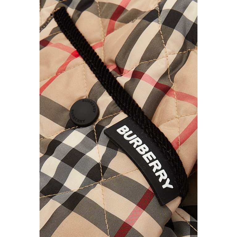 Burberry - Vintage Check Diamond Quilted Jacket
