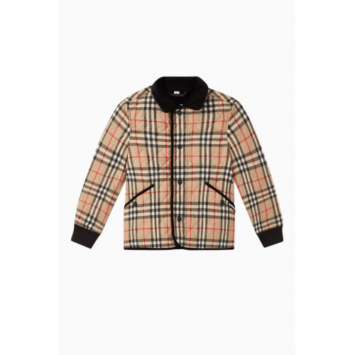Burberry - Vintage Check Diamond Quilted Jacket