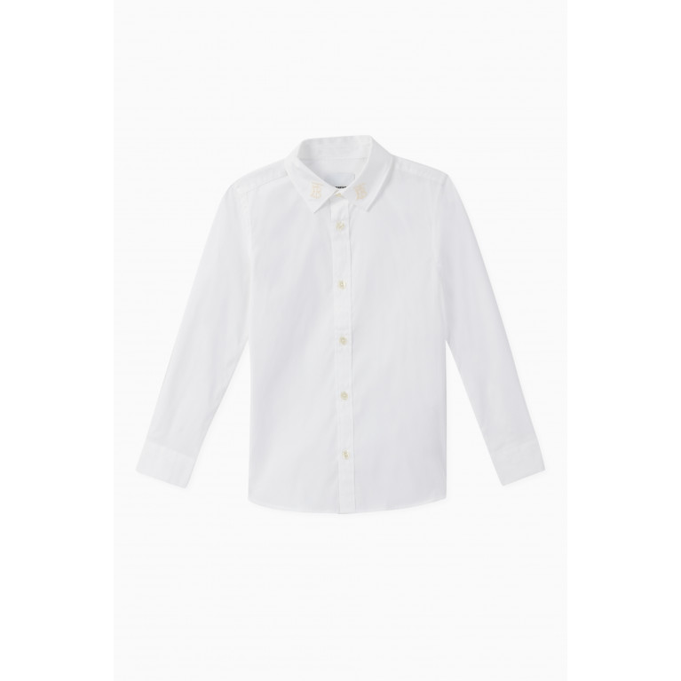 Burberry - Monogram Stretch Cotton Poplin Shirt