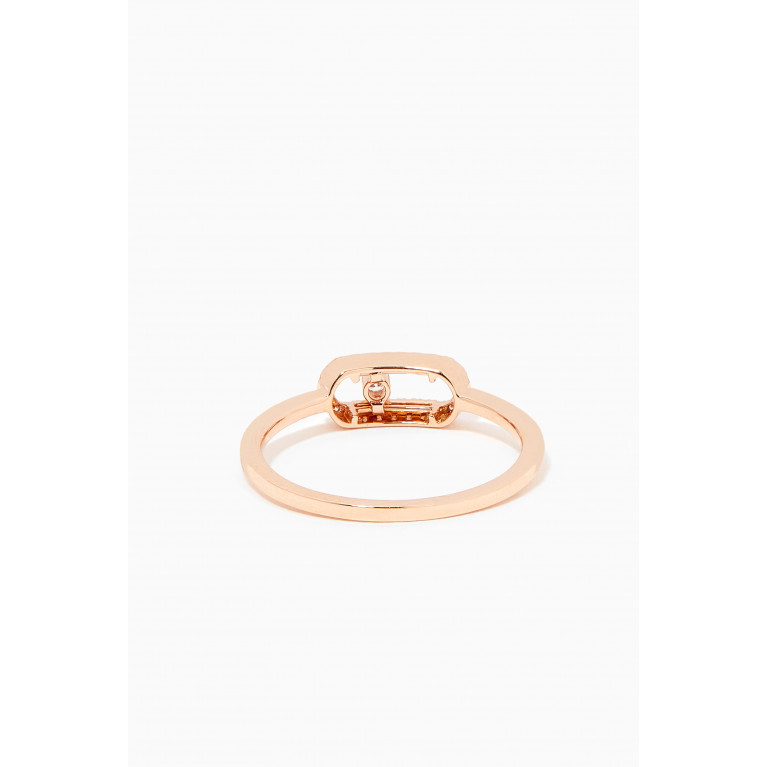 Messika - Move Uno Diamond Ring in 18kt Rose Gold
